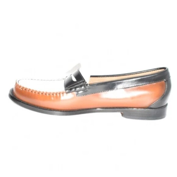 New! G.H. BASS Larson Contrast Penny Loafer Brown White Size 9.5 DD500 main image 7